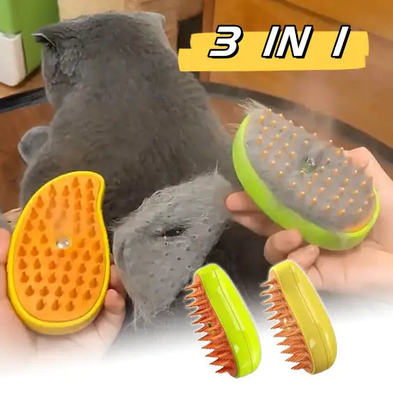 Premium 3-in-1 Pet Grooming Brush