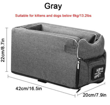 Premium Portable Pet Dog Car Seat