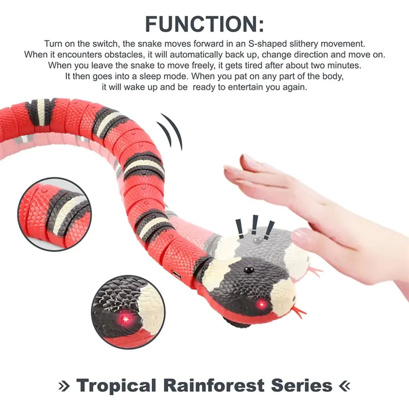 Smart Sensing Snake Tease Toys