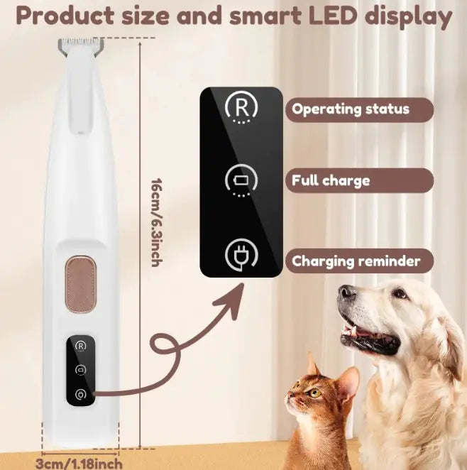 Pets Paw Trimmers wLEDs Lights