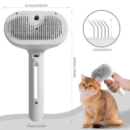 Comfortable Steamy Brush Pet Spray