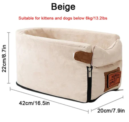 Premium Portable Pet Dog Car Seat