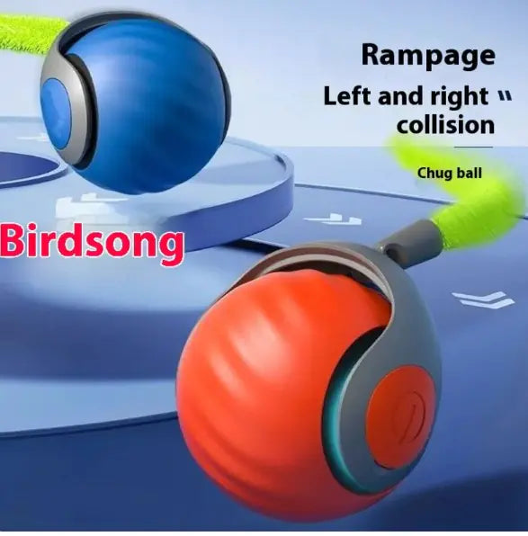 Double Speedy Tail Pet Toy Ball